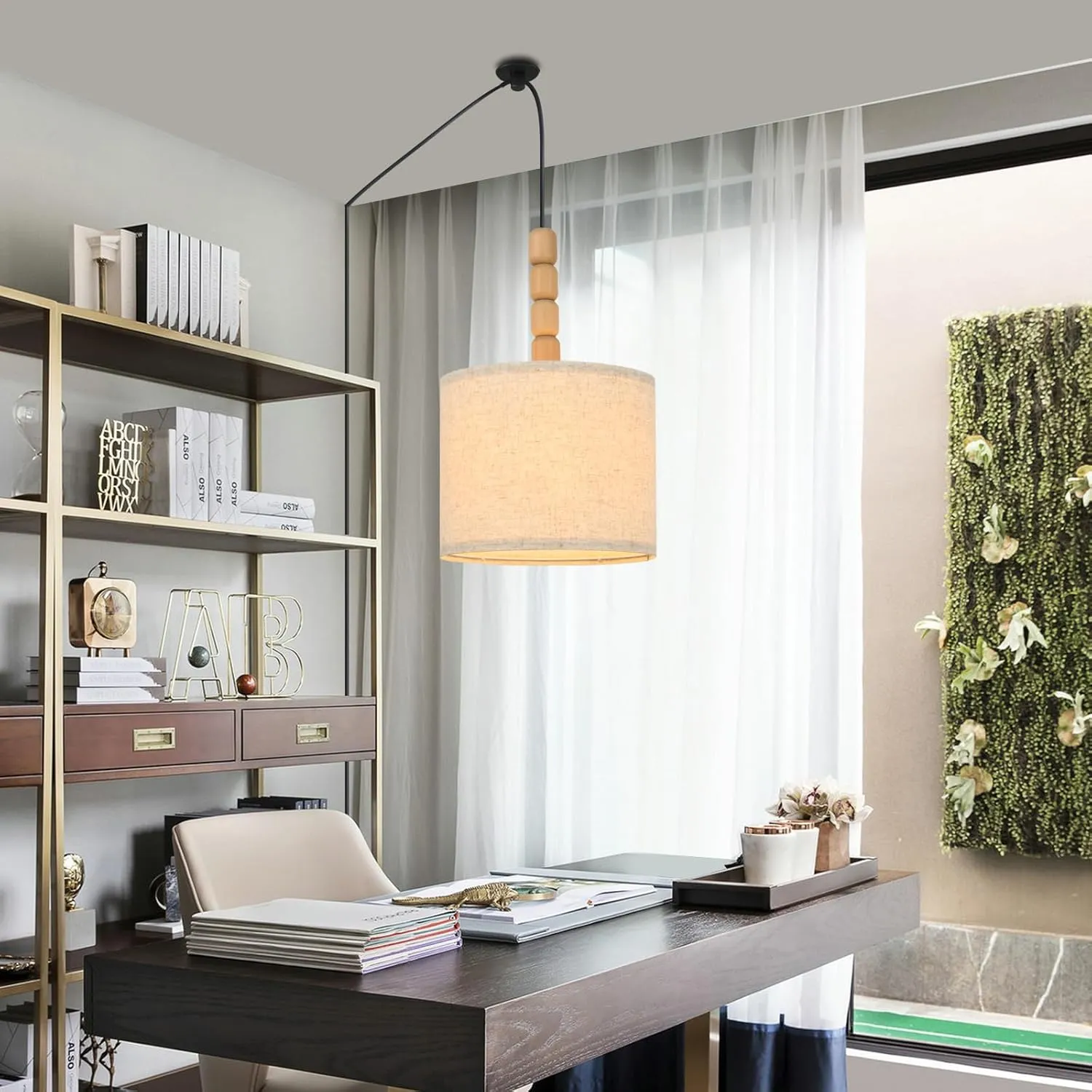 Hanging Lamp Plug in Swag Lights with Plug in Cord Hanging Lamps for Living Room Plug in Corner Hanging Light Living Room Corner Lamp Ceiling Lights That Plug Into Outlet Ma621