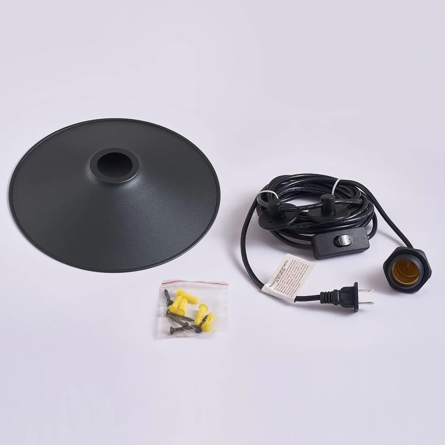 Hanging Lamp With Plug-in Cord - Outdoor Waterproof Pendant Light for Patio - MA6006
