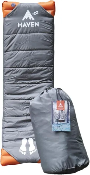 Haven Insulated Pad Cover - Hammock Accessories for Insulated Hammock Pad - Camping Hammock Sleeping Pad Accessories - Second Gen (Standard Size)(Pad Not Included) (Standard Size 78L x 24W)