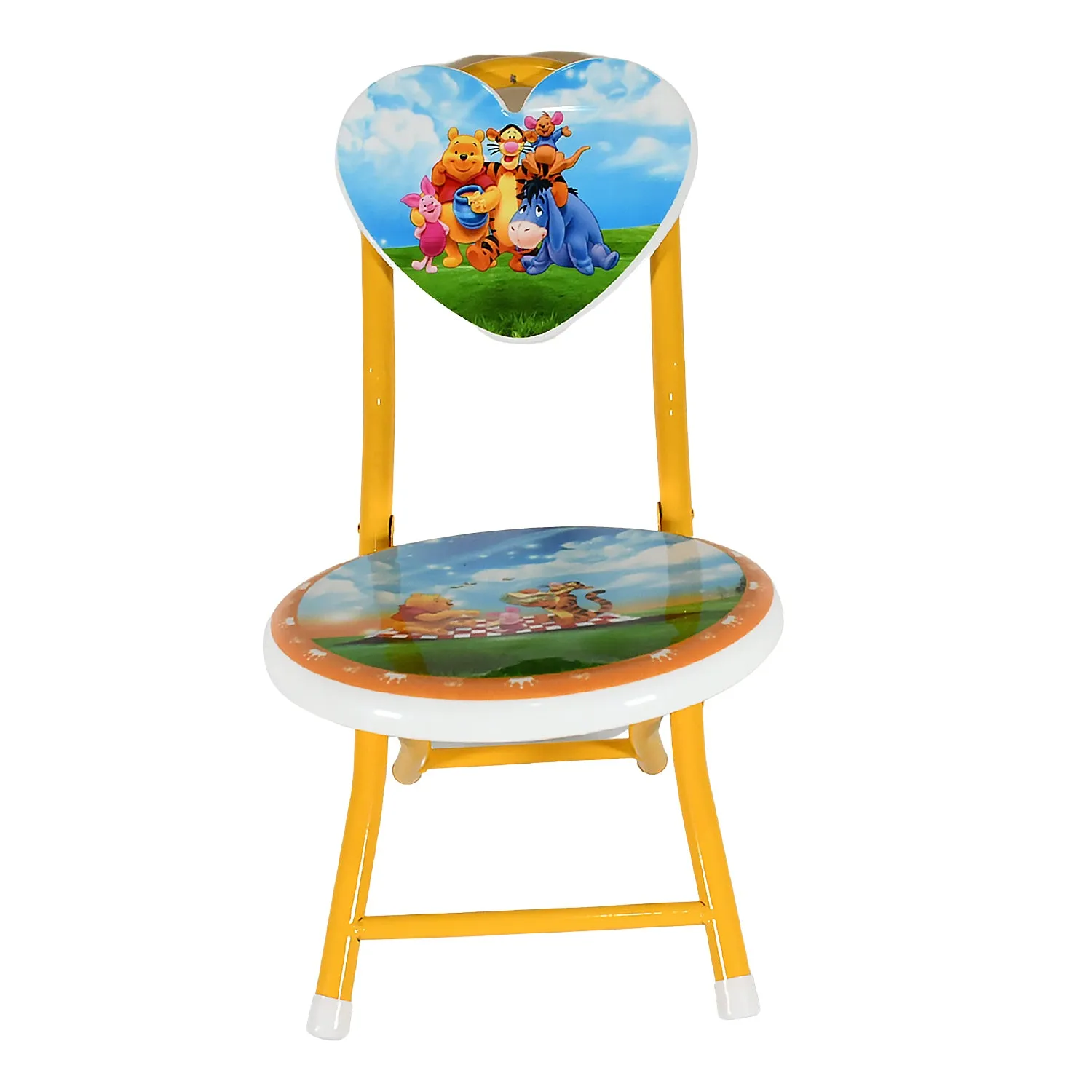 Heart-Shaped Cartoon Kids Chair - Foldable for Playrooms & More