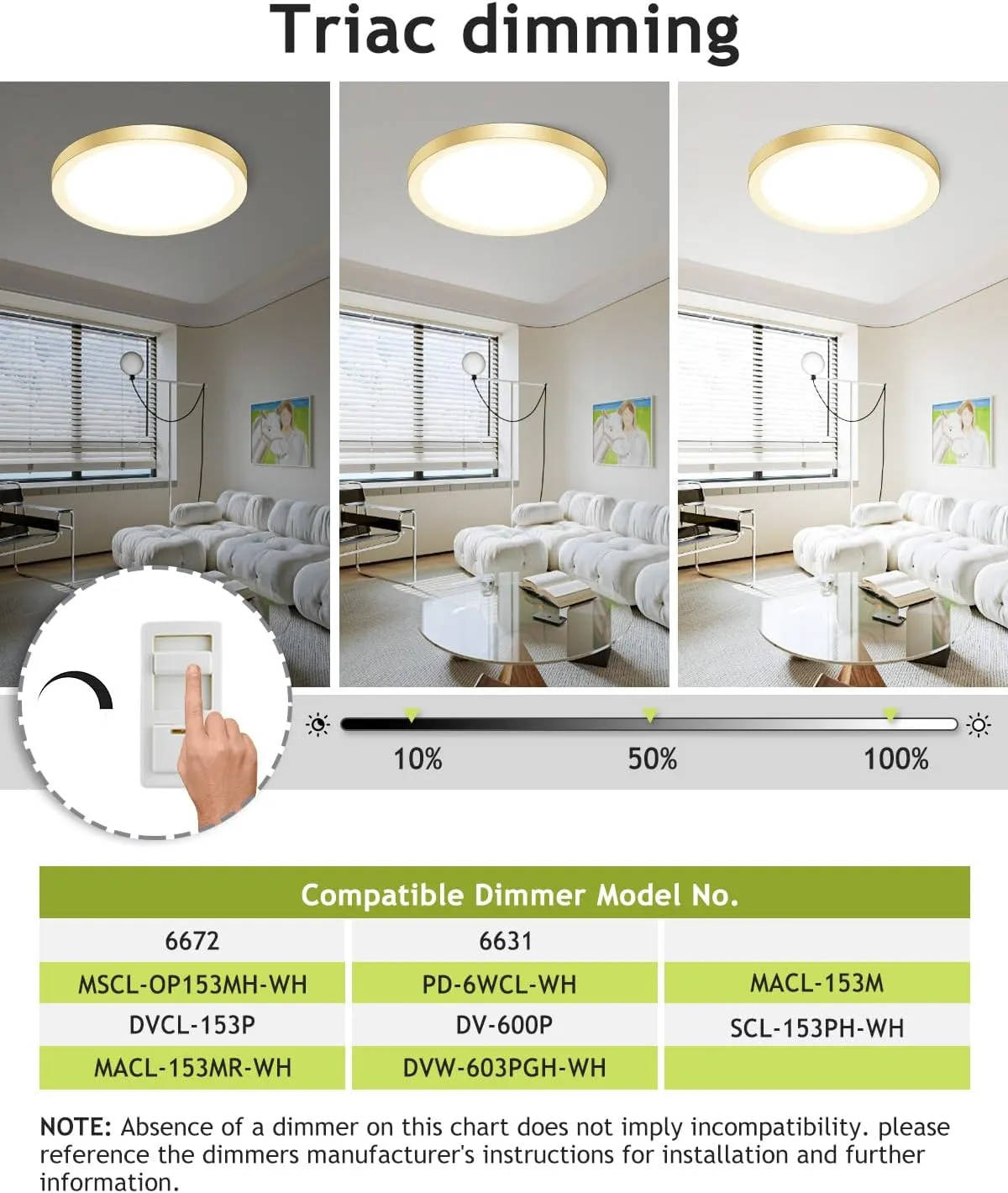 hepside 4PACK Flush Mount LED Ceiling Light Fixture Golden, 12Inch 28W, Dimmable 3000K-4500K-6000K 3 Color Selectable Ceiling Lamp 3200LM Low Profile Ceiling Light for Kitchen Bedroom Hallway