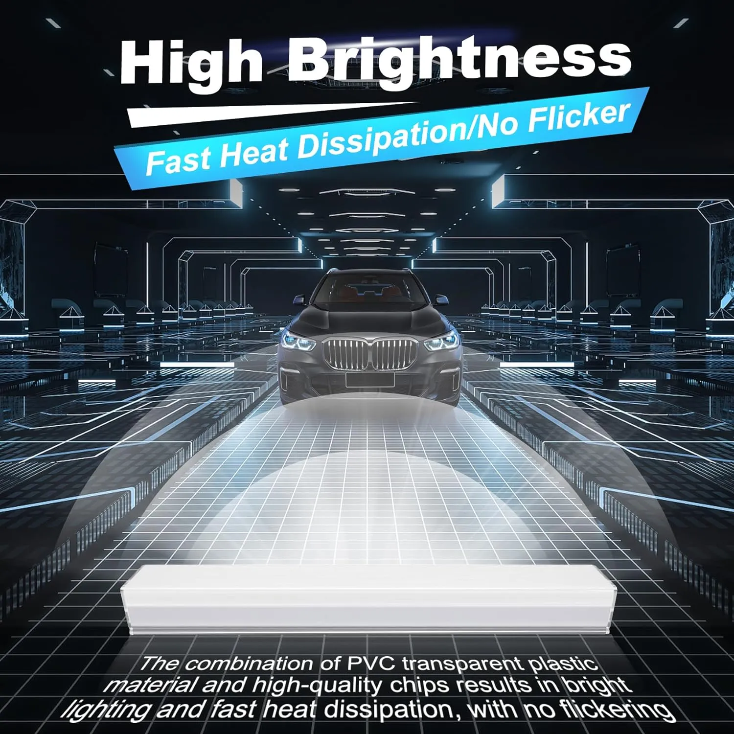 Hexagon Garage Lights 3 Level Dimmable, High Brightness 168W 5600 to 18480 Lumens 6500K Honeycomb Hexagon Led Garage Light 5 Grid for Garage, Auto Beauty Shop, Car Detailing Shop, Workshop