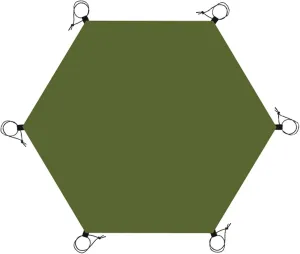 Hexagonal Ground Cover for Camping and Outdoor Use
