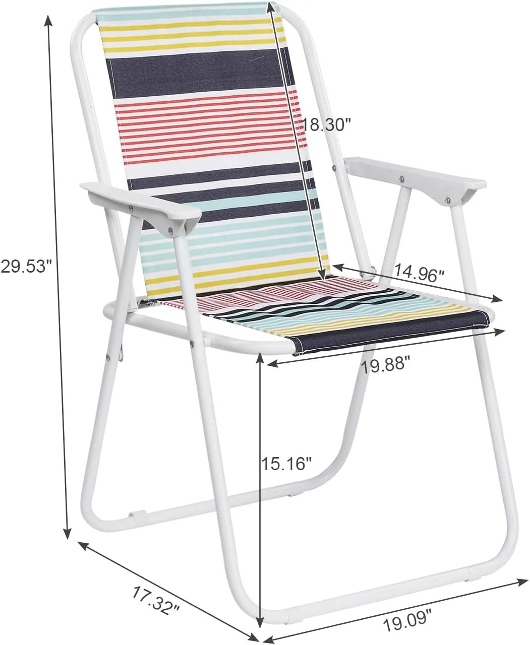 High Seat Folding Beach Chair, Folding Tall Backpack Beach Chair, Portable Camping Chair Foldable Beach Chair Lightweight Beach Chair High Back Beach Chair for Beach Camping Lawn Yard Garden