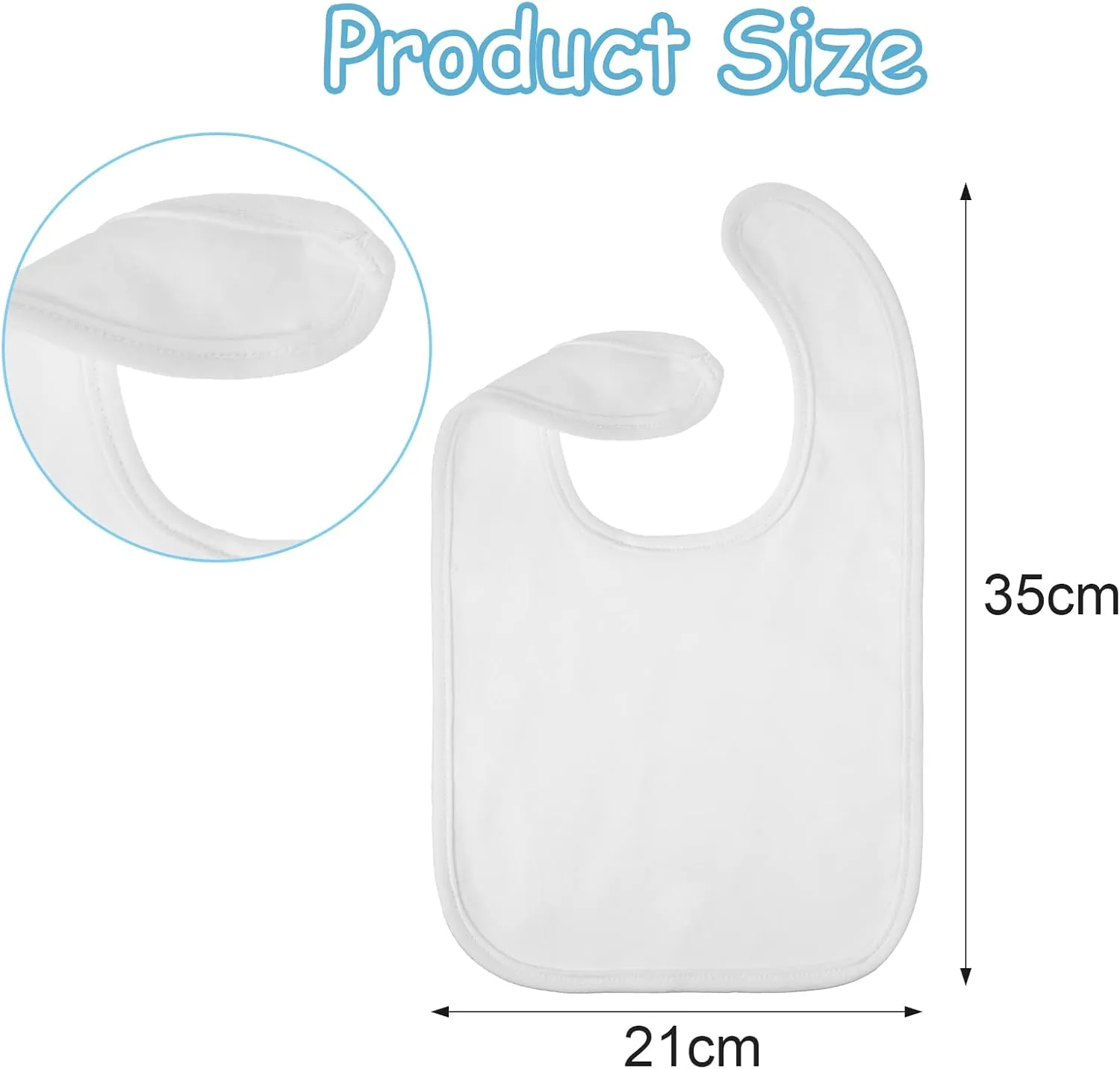 Hillban 24 Pcs Unisex Cotton Short Sleeve Bodysuits Baby Bibs Set for Baby Shower