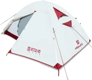 Himalaya 2/3 Person 4 Season Tent - Winter Tent, Waterproof, Windproof, Lightweight, Portable, PU5000 for Camping, Hiking, Mountaineering