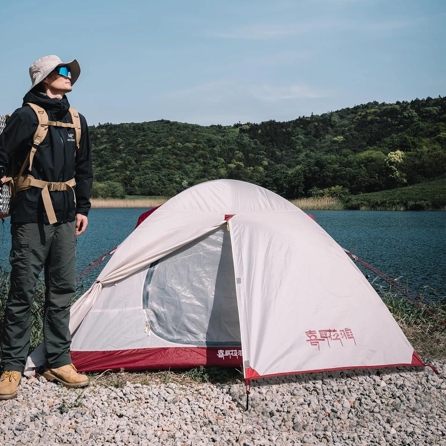 Himalaya 2/3 Person 4 Season Tent - Winter Tent, Waterproof, Windproof, Lightweight, Portable, PU5000 for Camping, Hiking, Mountaineering