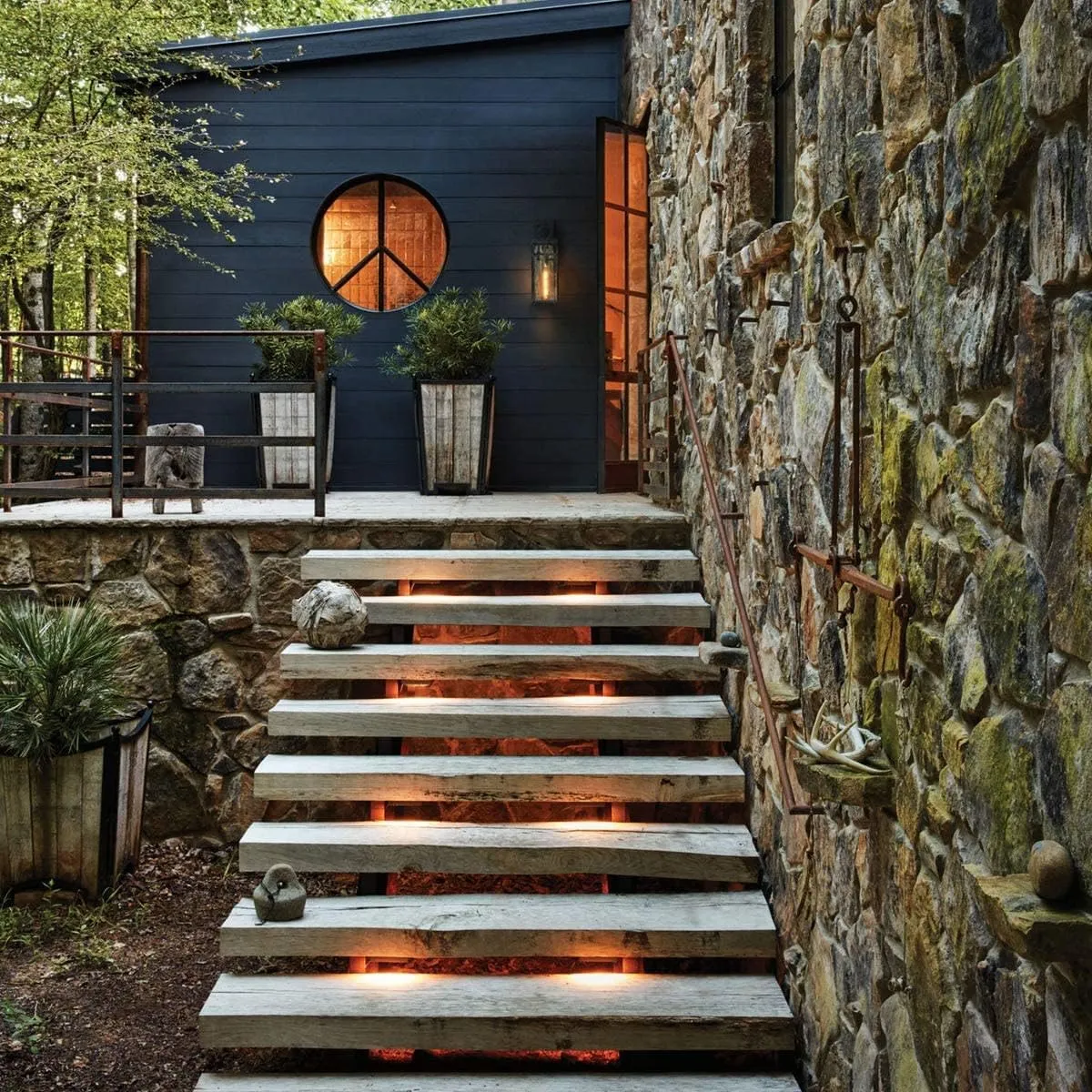 Hinkley Lighting 15444TT NUVI Landscape Deck, Small, Titanium