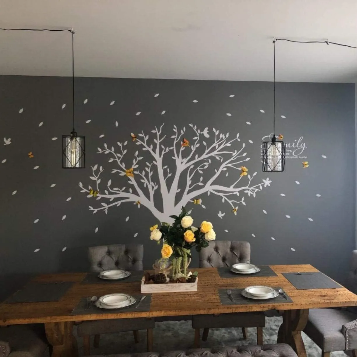 HMVPL Plug in Pendant Light with Dimmer Switch, Outdoor Farmhouse Hanging Lights Fixtures for Gazebo and Porch, Plug in Ceiling Light for Kitchen Island Table Bedroom Hallway Foyer