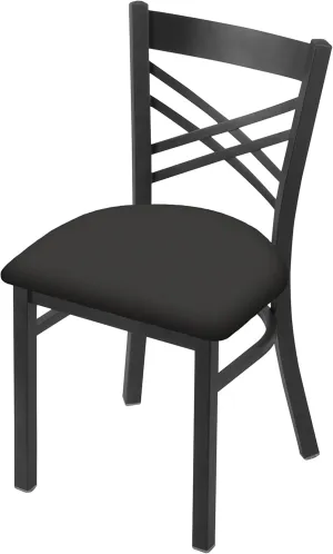 Holland Bar Stool Co. 620 Catalina 18" Chair with Pewter Finish and Canter Iron Seat