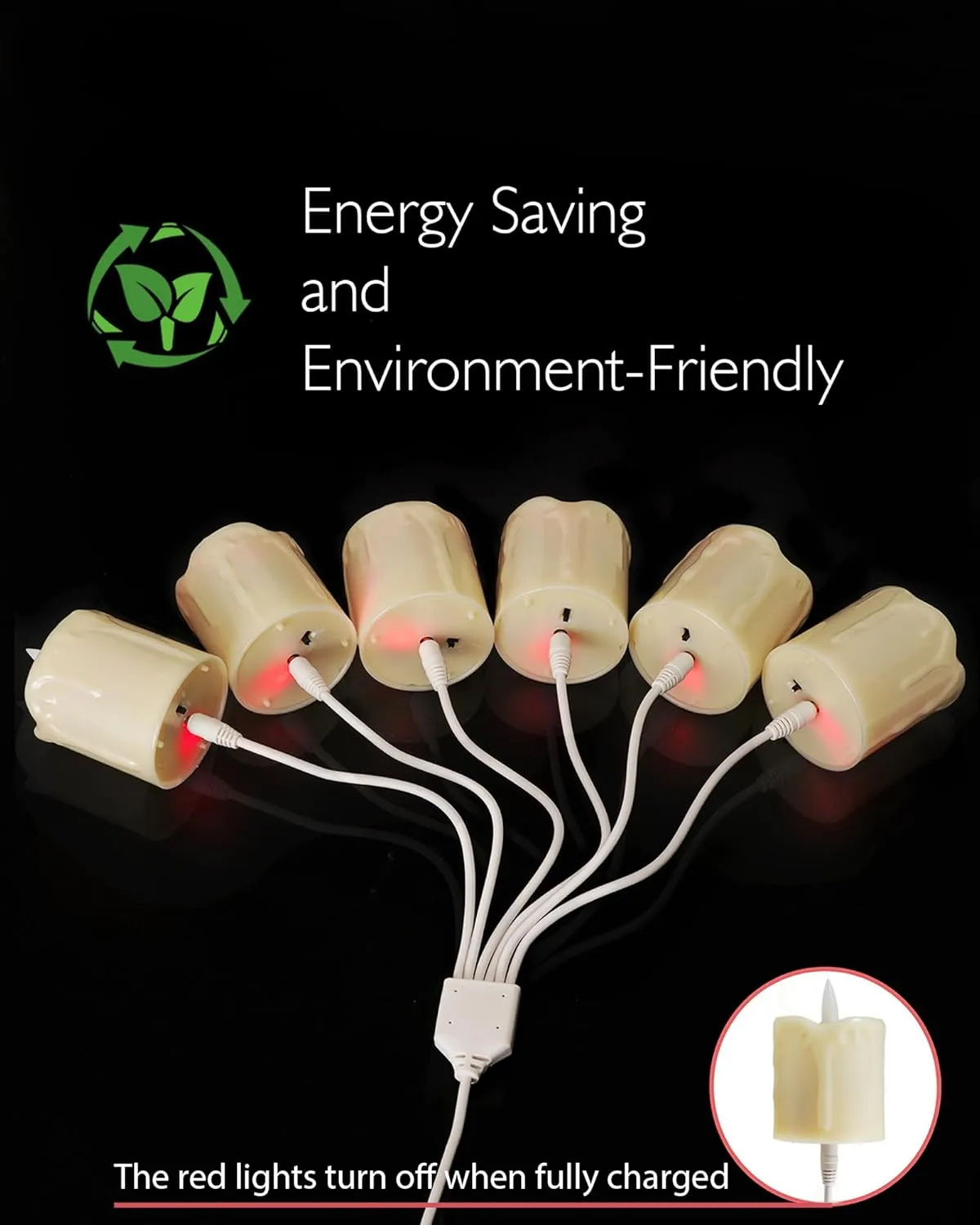 Homemory Rechargeable Flameless Candles with Timer Remote, 2" x 2" Realistic Battery Operated LED Votive Tea Lights, 6Pack Electric Fake Candle in Warm White (USB Charging Cable Included)