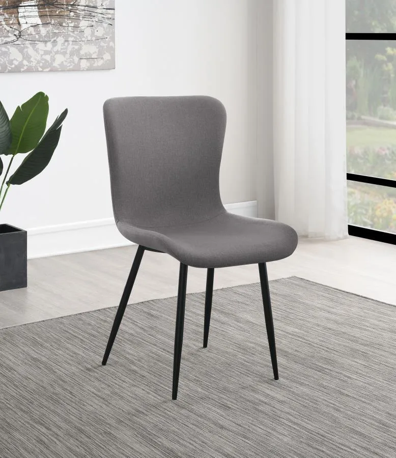 Horizon - Upholstered Dining Side Chair (Set of 2) - Taupe