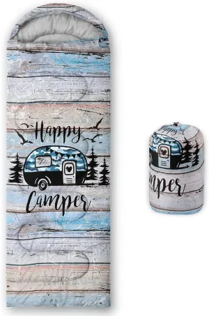 HOSIMA Butterfly Sleeping Bags for Adults and Kids for Camping,Black Gothic Ultralight Sleeping Bag for Cold Weather Summer.