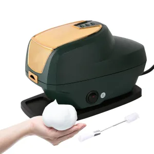 Hot Lather Machine for Shaving - Rich Foam Electric Shaving Cream Warmer & Foam Machine With Anti Slip Pad for Home Salon Barber (US Plug 110V)