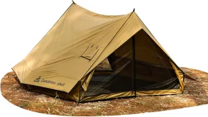 Hot Tent with Stove Jack – 4 Season Waterproof & Windproof Shelter for 1–4 People, Lightweight for Camping, Hiking, Hunting & Fishing