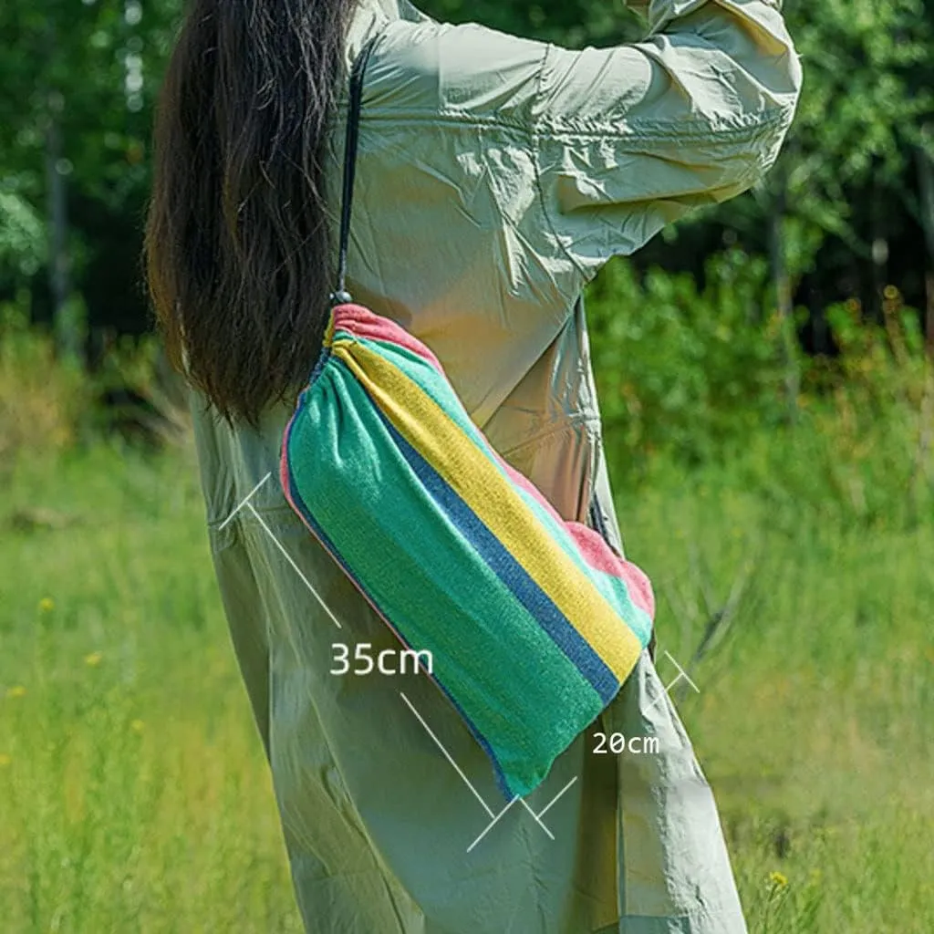 HSF Outdoor Hammock Outdoor Hammock Camping Breathable Wear-Resistant Thickened Portable Hammock Outdoor Hammock