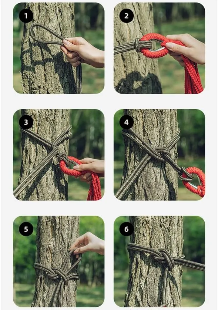 HSF Outdoor Hammock Outdoor Hammock Camping Breathable Wear-Resistant Thickened Portable Hammock Outdoor Hammock