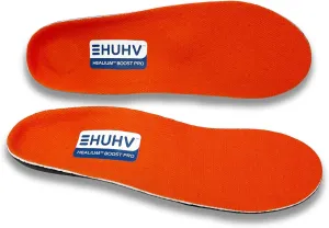 HUHV HEALIUM Boost  Performance Unisex Insoles - Orange Boost, Men's 8 / Women's 10