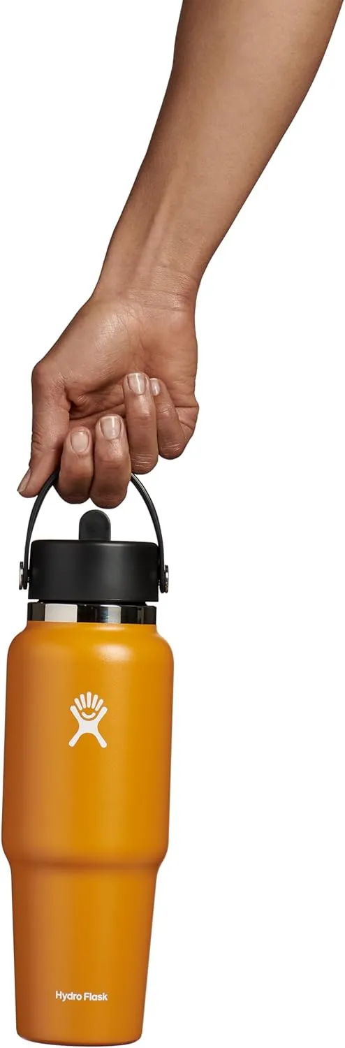 Hydro Flask 32 Oz Wide Flex Straw Travel Bottle Fossil