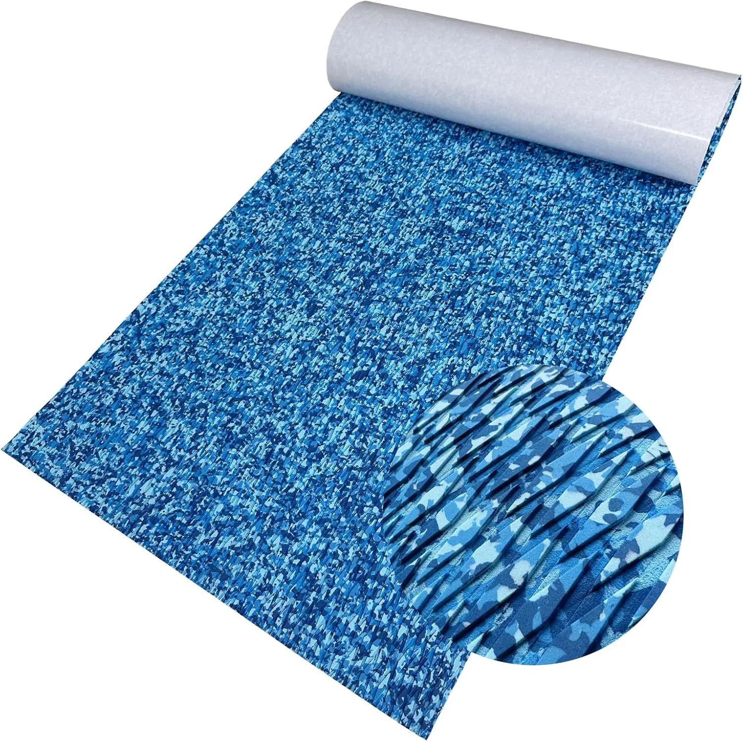 HZshark Boat Flooring EVA Foam Decking Sheet 94.5"x45"/35"/23" Camo Marine Flooring for Boats Self-Adhesive Non-Slip EVA Boat Flooring Marine Carpet for Boat Yacht Kayak Motorboat RV Floor Surfboard