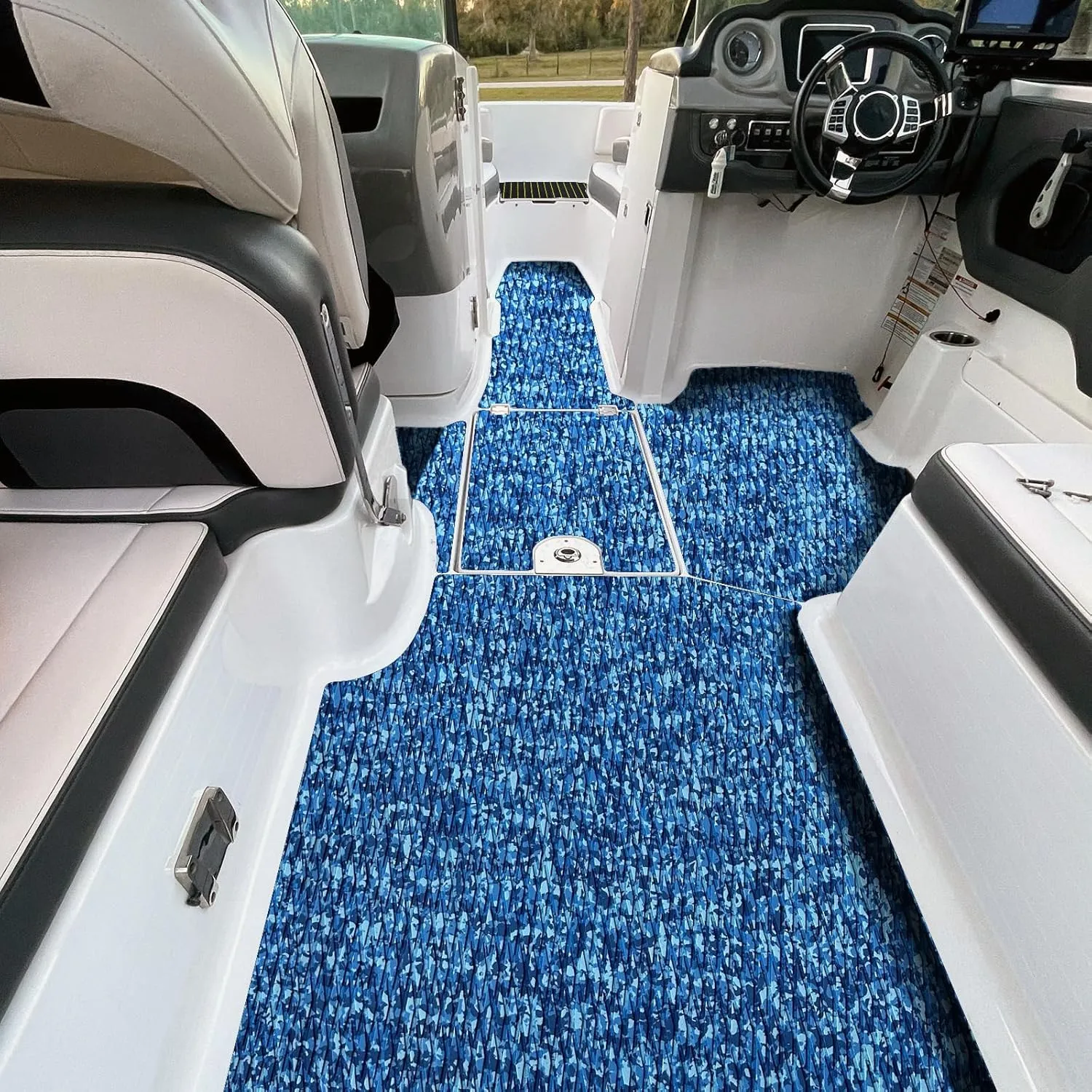 HZshark Boat Flooring EVA Foam Decking Sheet 94.5"x45"/35"/23" Camo Marine Flooring for Boats Self-Adhesive Non-Slip EVA Boat Flooring Marine Carpet for Boat Yacht Kayak Motorboat RV Floor Surfboard