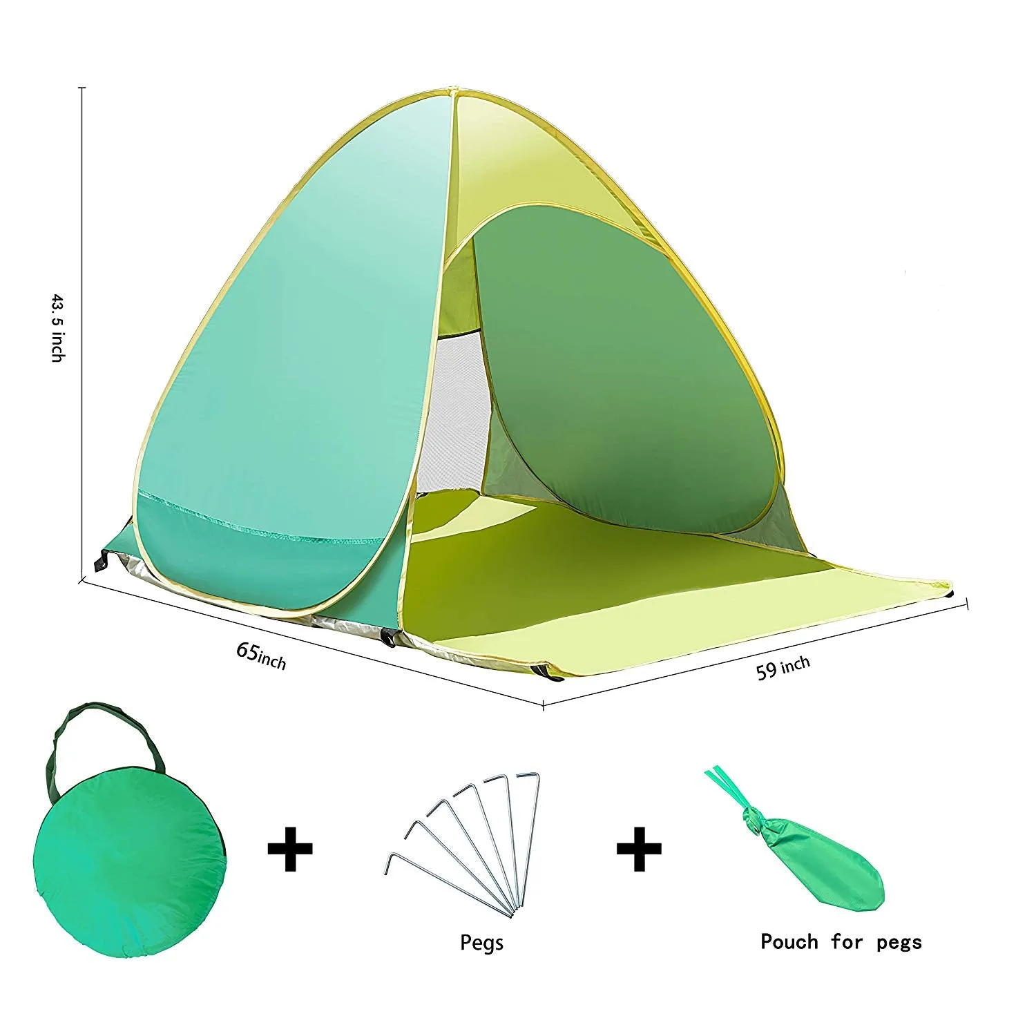 iCorer Pop Up Beach Tent Sun Shelter