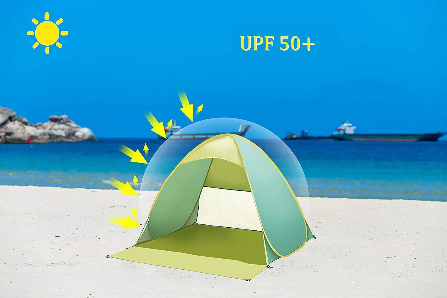 iCorer Pop Up Beach Tent Sun Shelter