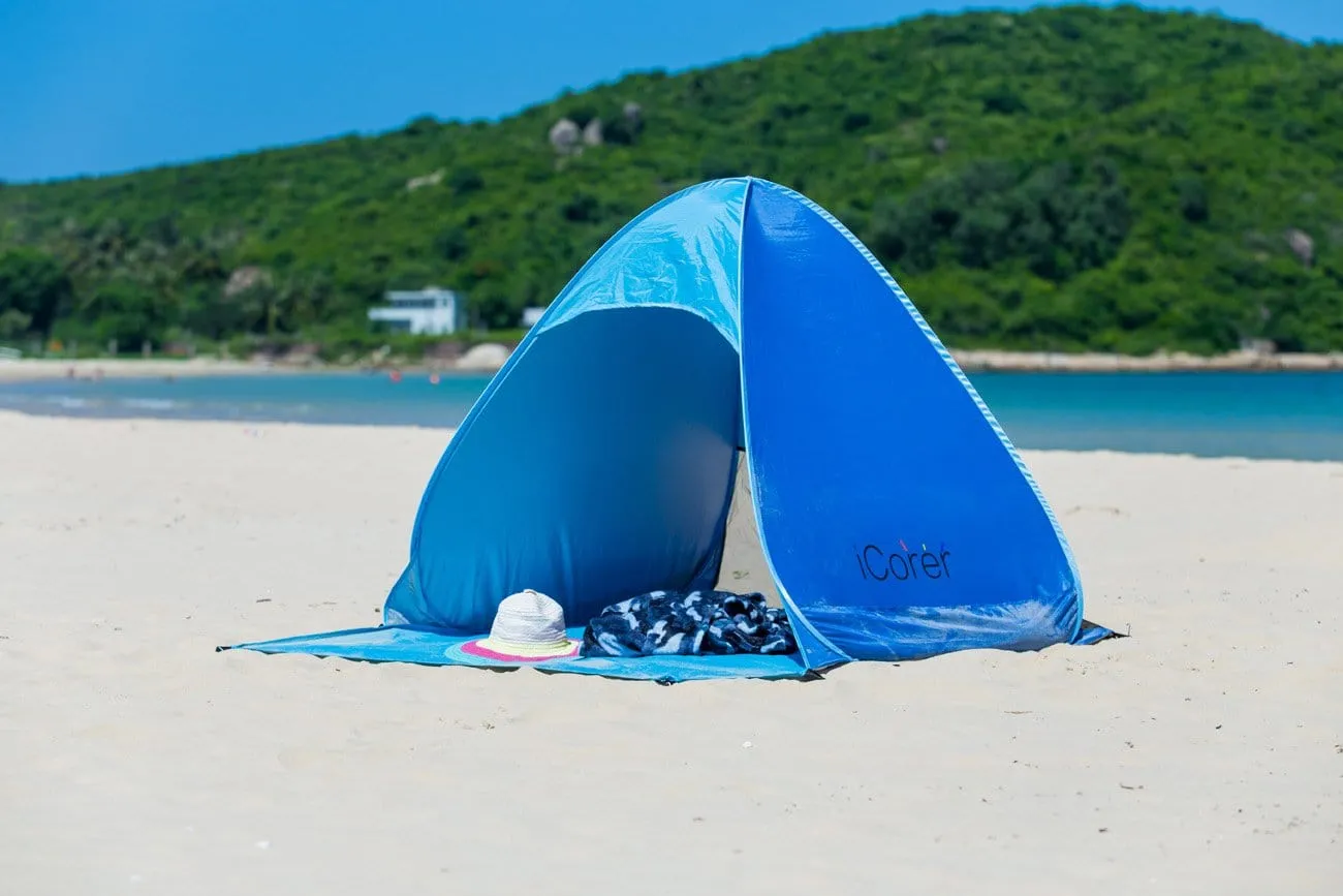 iCorer Pop Up Beach Tent Sun Shelter