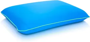 Imaginarium Fun Memory Foam Pillows for Sleeping Kids - Toddler Breathable Pillow - Handcrafted in USA - Fun Cover is Removable and Machine Washable - Standard Size 16" x 24" (Cosmic Blue)