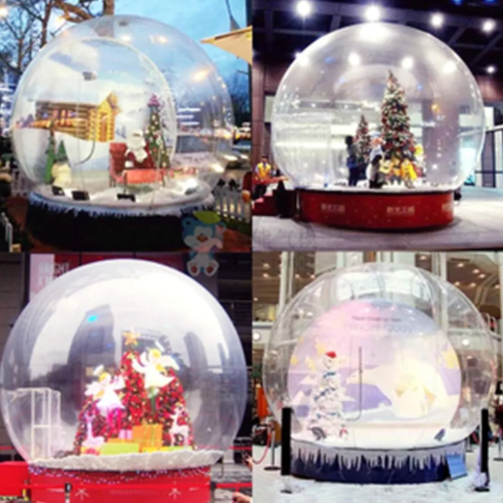 Inflatable Bubble Camping Tent 10ft Commercial Grade Outdoor Clear Dome Camping Cabin Bubble Tent with Air Blower for DIY Outdoor Family Backyard Camping Stargazing