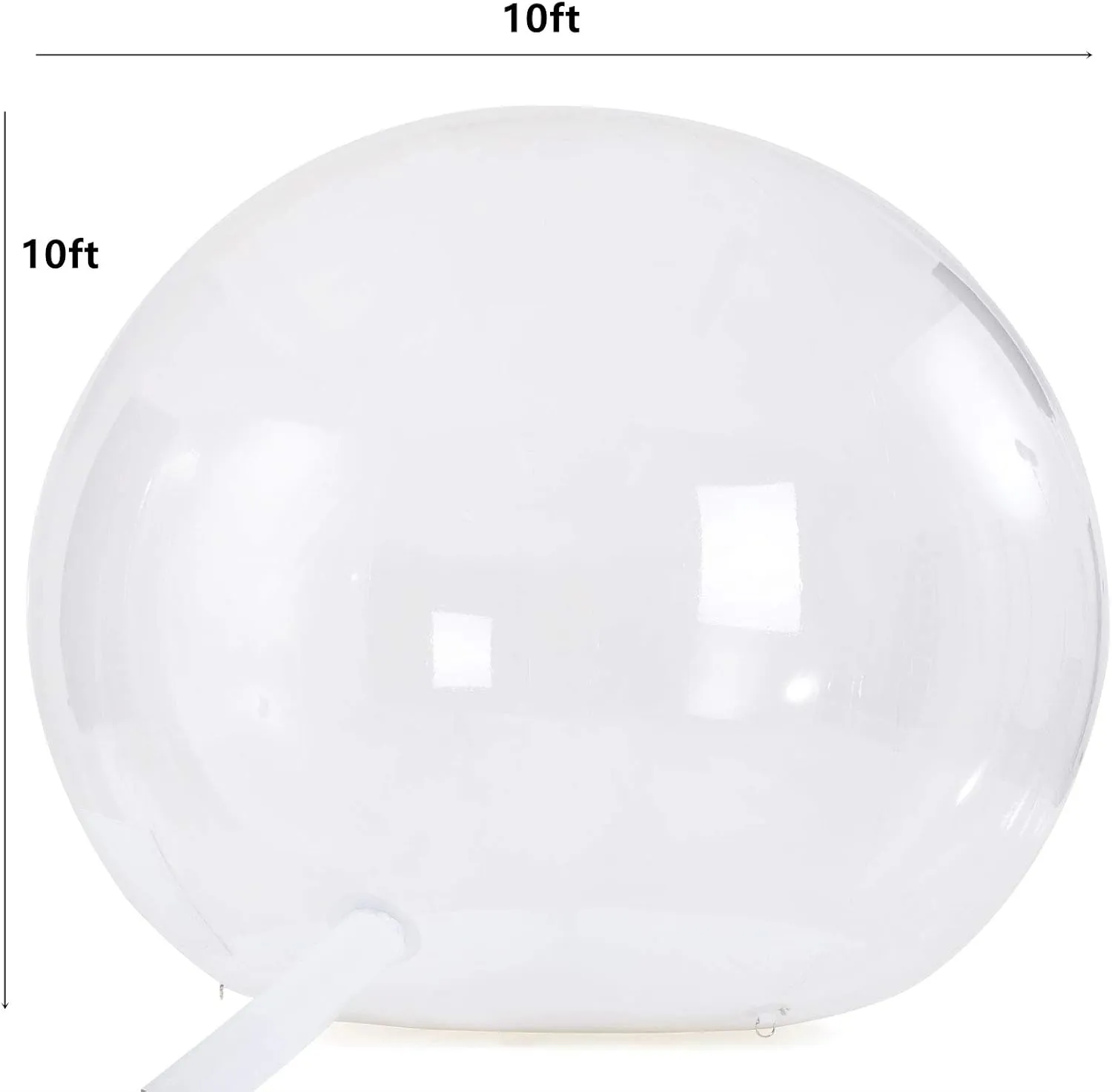 Inflatable Bubble Camping Tent 10ft Commercial Grade Outdoor Clear Dome Camping Cabin Bubble Tent with Air Blower for DIY Outdoor Family Backyard Camping Stargazing