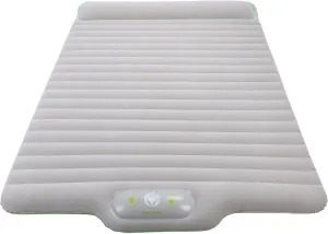 Inflatable Camping Bed, Inflatable Sleeping Pad Press Inflation Quick Inflation for Backpacking (Grey)