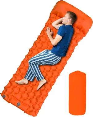 Inflatable Camping Pad,Inflatable Waterproof Camping Mat | Camping Equipment Portable Mattress for Camping Backpacking Hiking Tent Trap Traveling