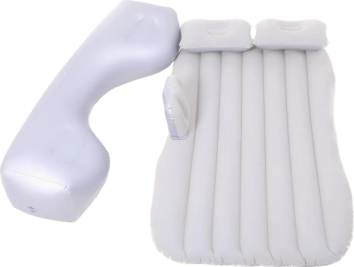 Inflatable Car Air Mattress Back Seat Bed,Thickened Car Travel Camping Air Mattress with Air Pump,Blow Up Bed Portable Car Sleeping Mattress for Car Universal SUV