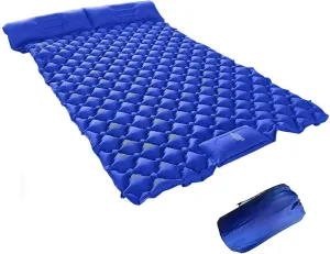 Inflatable Sleeping Mattress Inflatable Sleeping Mat for Outdoor, Inflatable Sleeping Mat Ultralight, Inflatable Sleeping Mat with Pillow, Waterproof and Moisture-Proof Roll Mats (