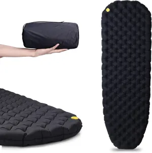 Inflatable Sleeping Pad for Camping Insulated Ultralight Compact Durable Waterproof Sleeping Mat for Outdoor Backpacking Hiking Camping Mat with Inflatable Bag R6.5