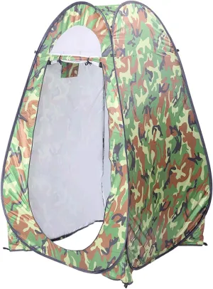 Instant Portable Privacy Tent - Camouflage, Lightweight, Easy Setup, Ideal for Outdoor Showers, Changing, and Bathroom Use