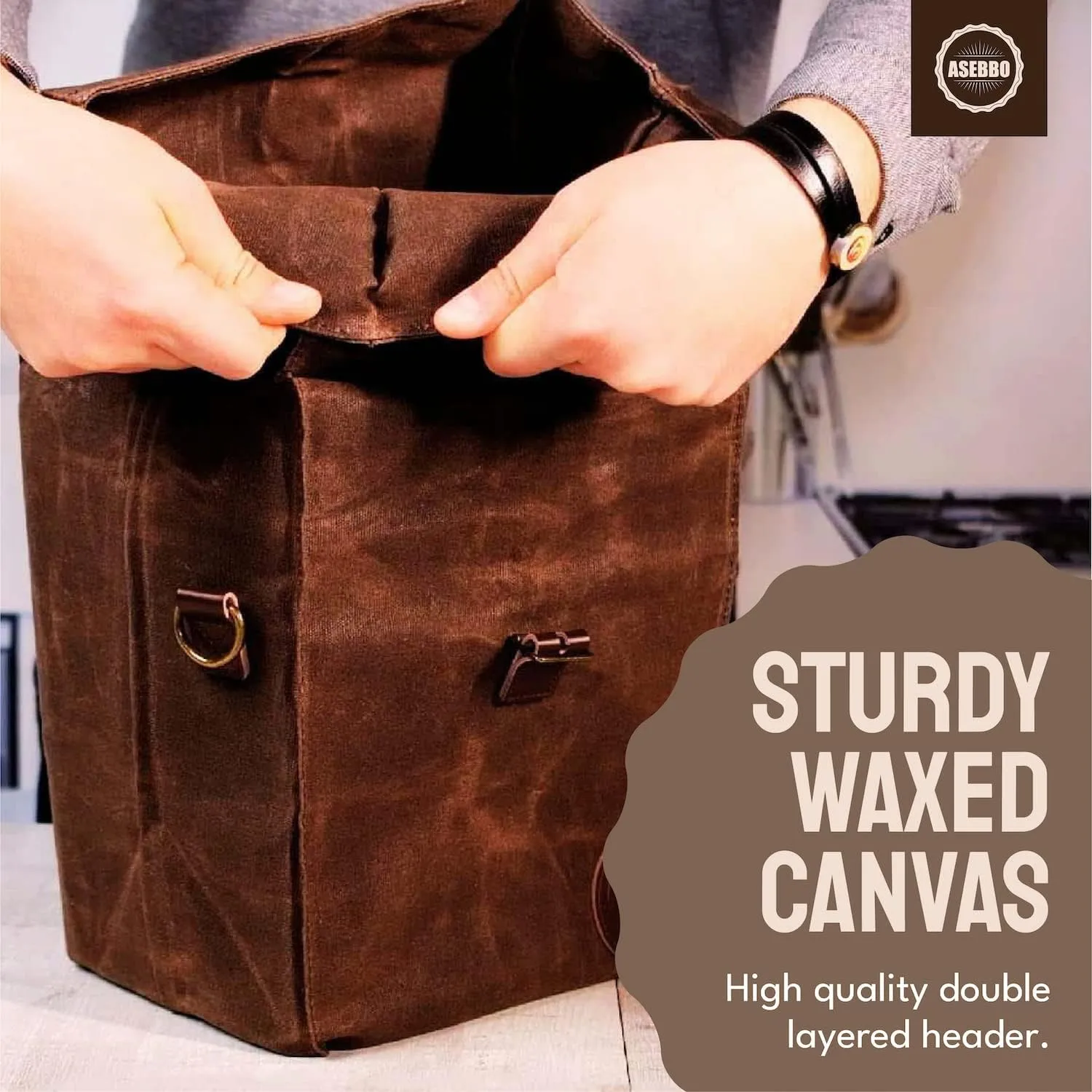 Insulated Lunch Bag for Women & Men (Grey)