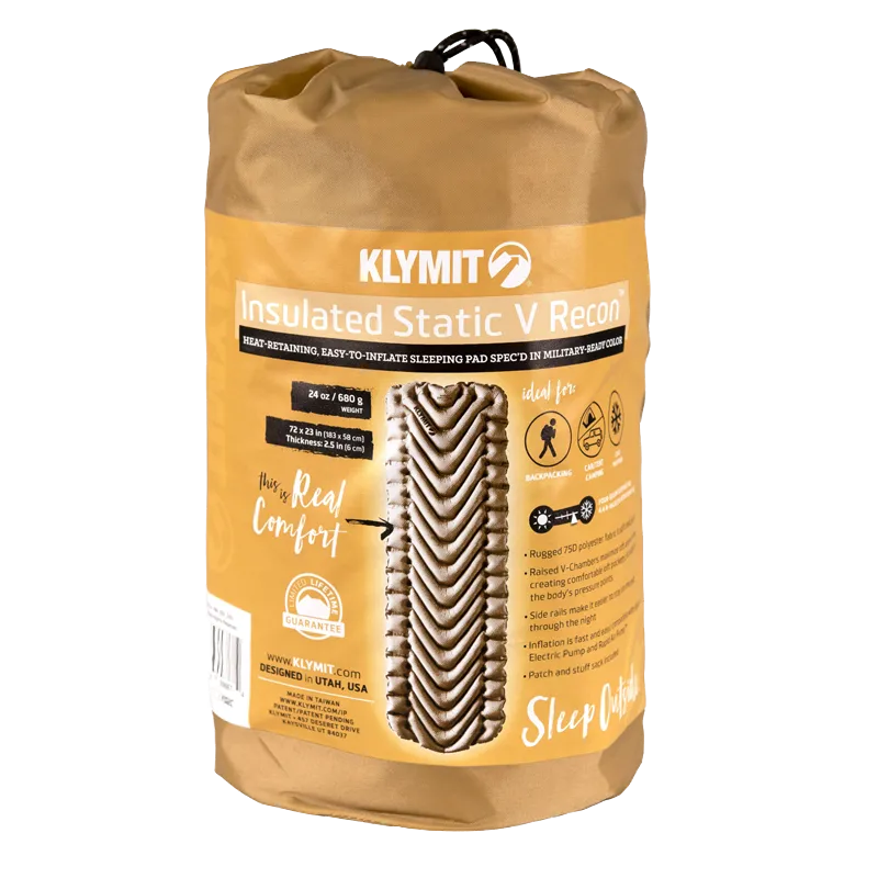 Insulated Static V Sleeping Pad