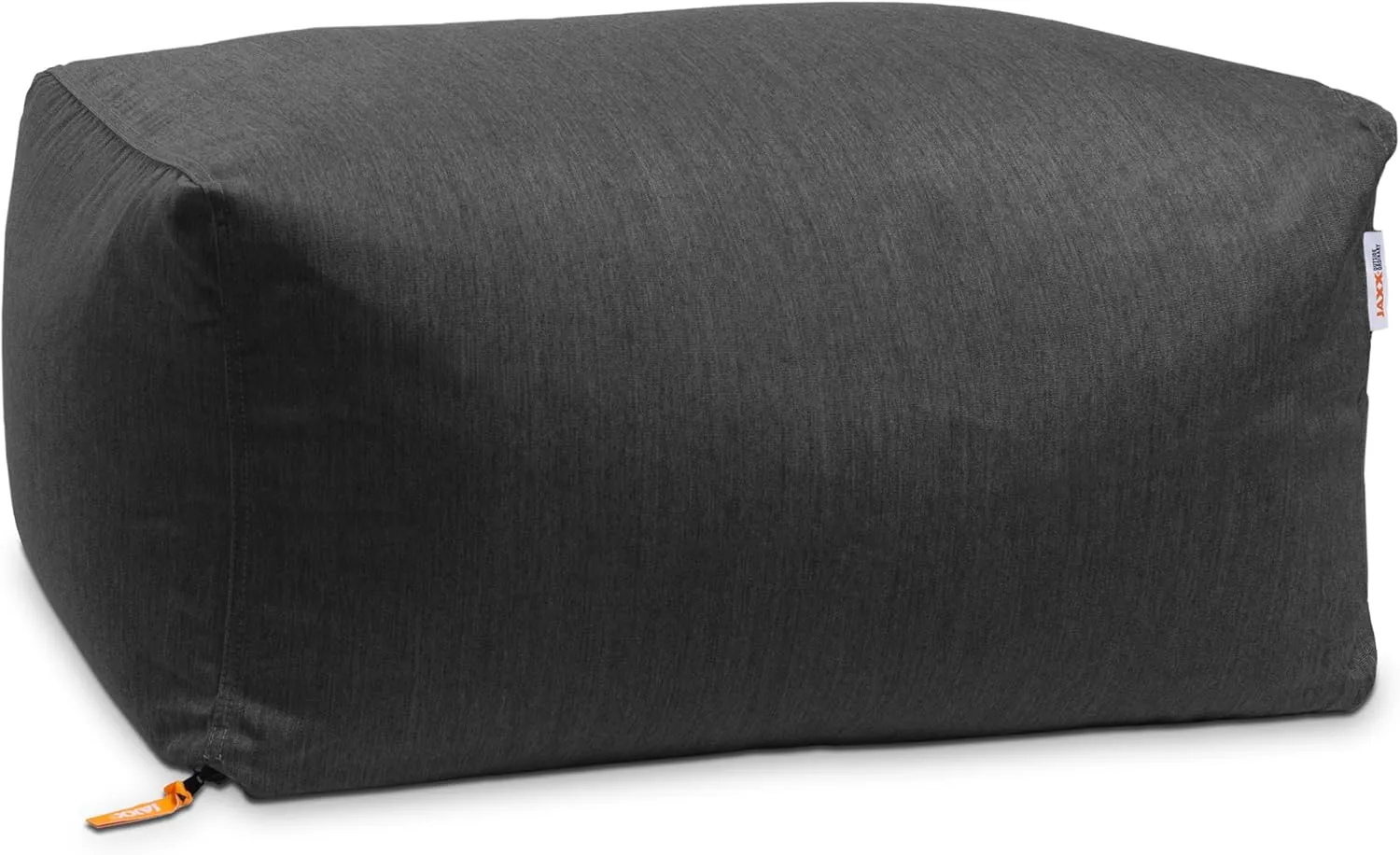 Jaxx Leon Outdoor Bean Bag Ottoman, Charcoal Sunbrella