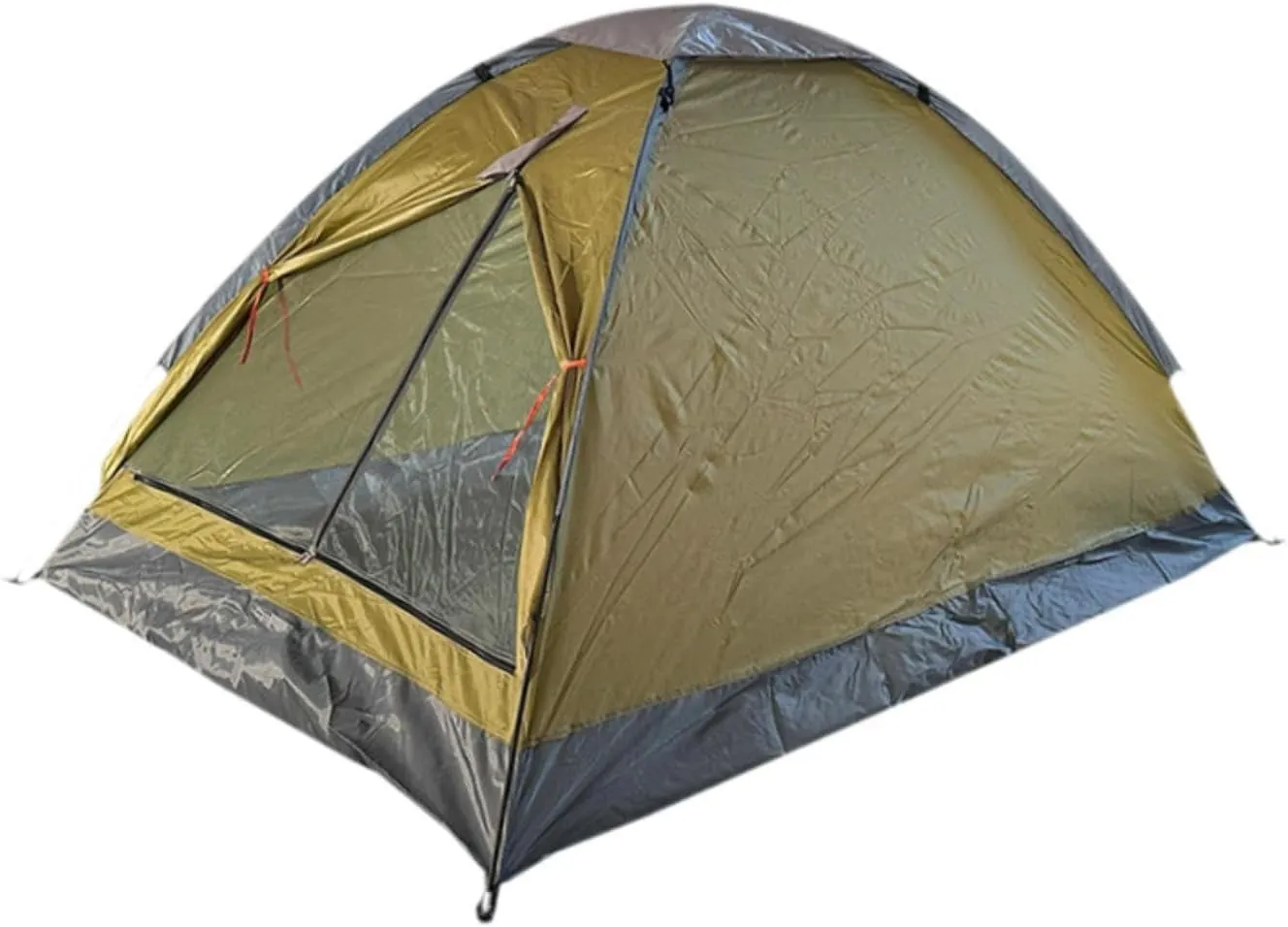 jojomis 2 Person Camping Tent, Lightweight Folding Windproof Sun Shelter for Backpacking, Easy Setup Outdoor Tent for Traveling, Hiking, Picnics, Yard, and Family Use