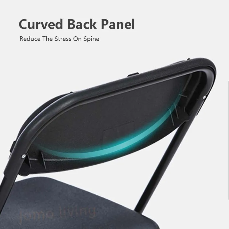 JOMO Premium HDPE Outdoor Portable Folding Chair Armless Lightweight Backrest Furniture Chair