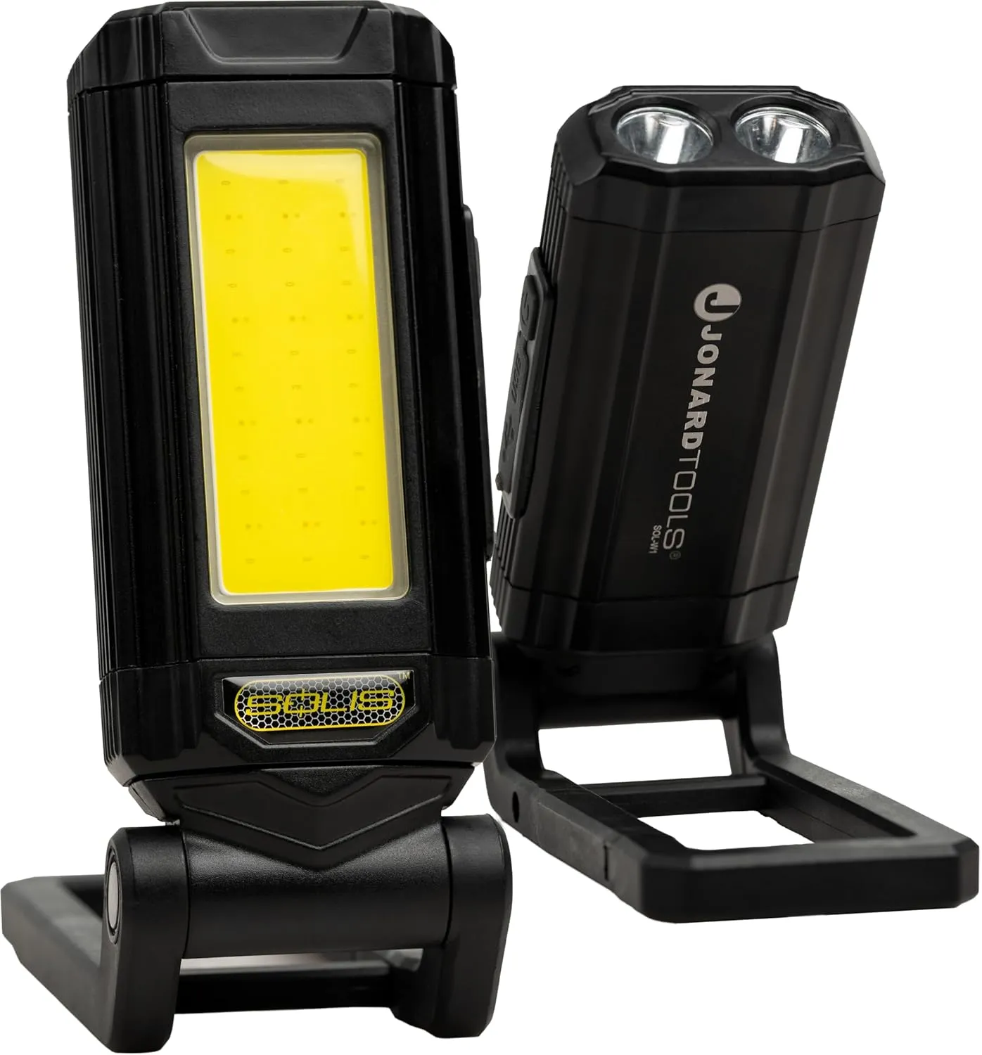 Jonard Tools Solis SOL-W1 Rechargeable 360 Pivoting LED Worklight - Powerful Multifunction Flashlight for Work, Emergency & Camping