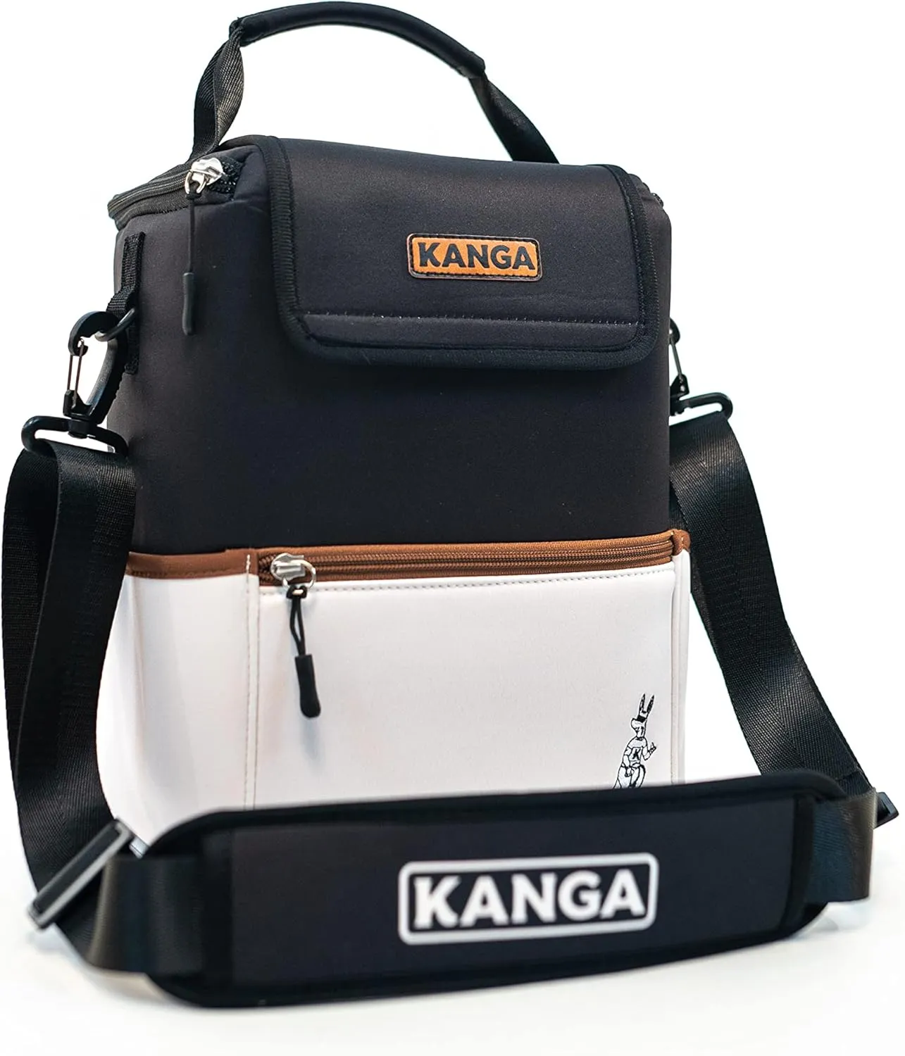 Kanga Insulated Cooler Bag - Soft Cooler Bag - 6 or 12 Can Beer and Seltzer Drink Cooler - Insulated Leak Proof and Durability Tested - Kanga Pouch Cooler
