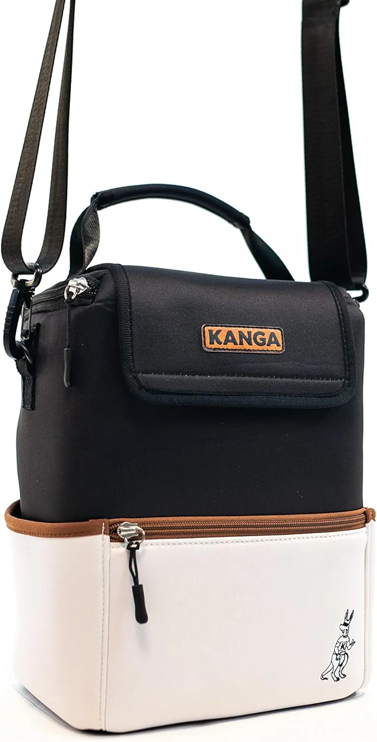 Kanga Insulated Cooler Bag - Soft Cooler Bag - 6 or 12 Can Beer and Seltzer Drink Cooler - Insulated Leak Proof and Durability Tested - Kanga Pouch Cooler