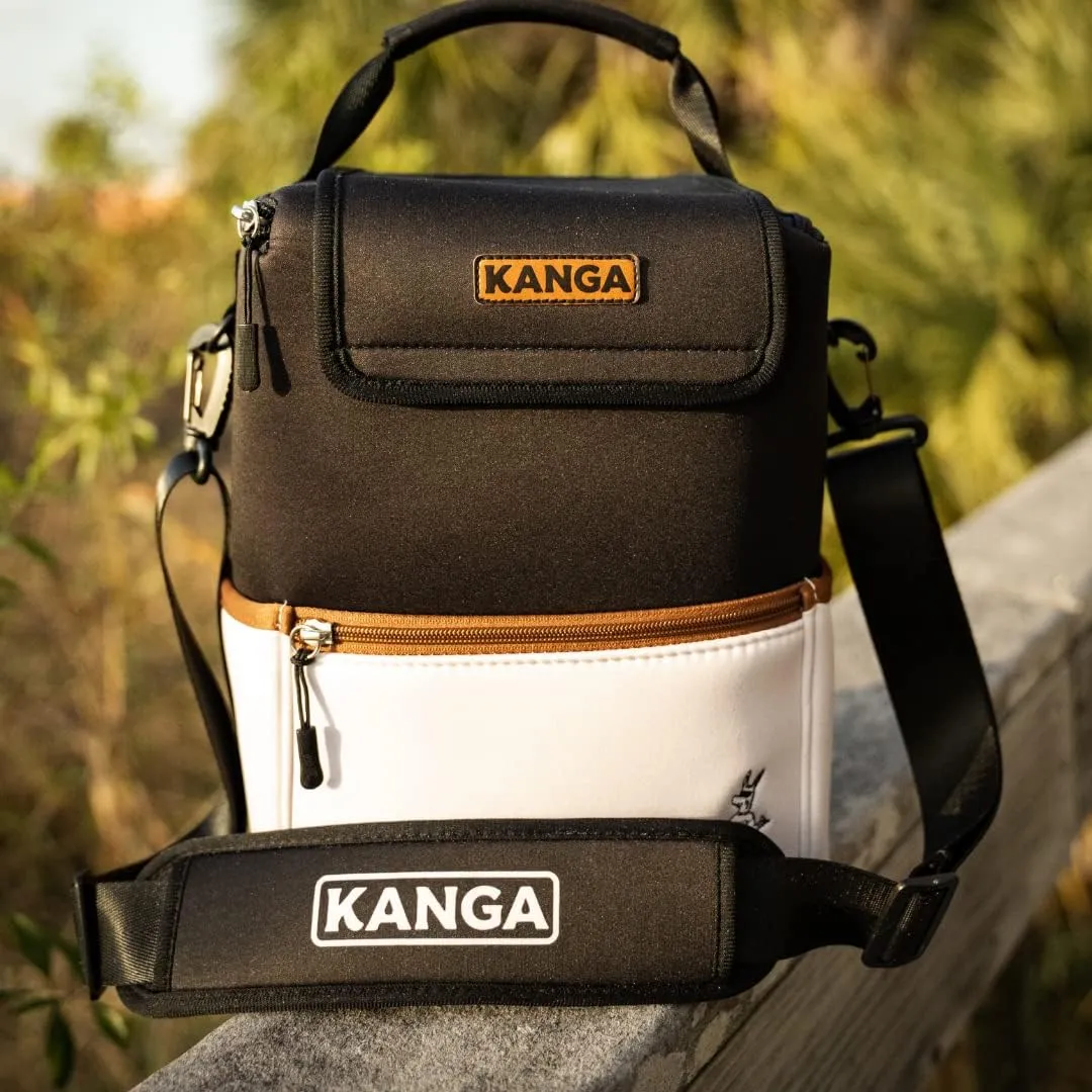 Kanga Insulated Cooler Bag - Soft Cooler Bag - 6 or 12 Can Beer and Seltzer Drink Cooler - Insulated Leak Proof and Durability Tested - Kanga Pouch Cooler