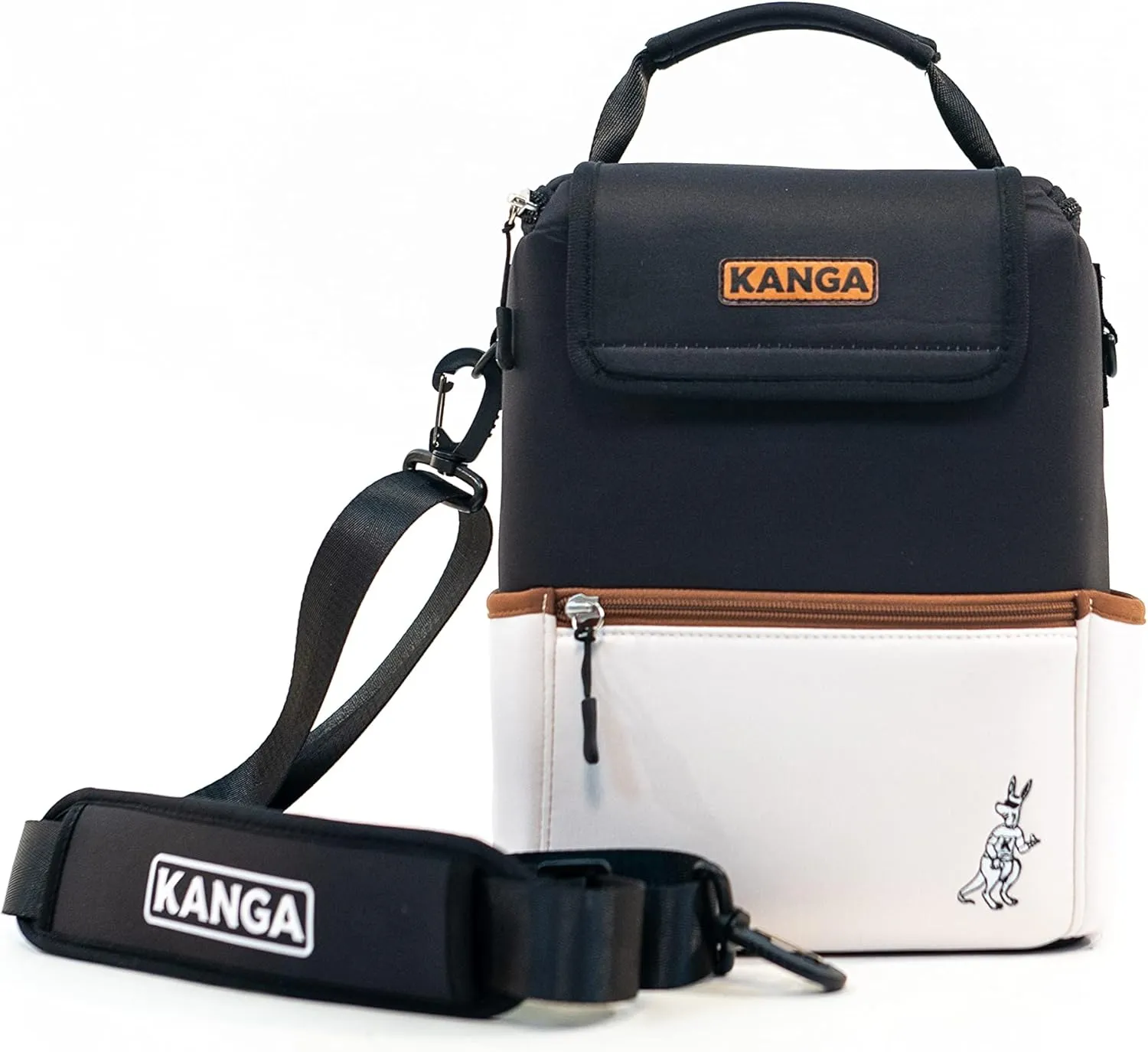 Kanga Insulated Cooler Bag - Soft Cooler Bag - 6 or 12 Can Beer and Seltzer Drink Cooler - Insulated Leak Proof and Durability Tested - Kanga Pouch Cooler