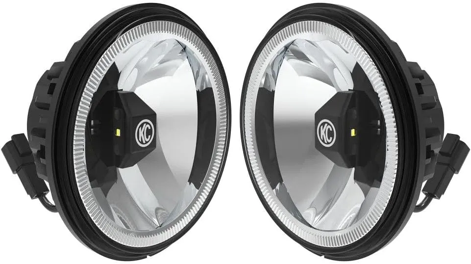 KC HiLites 6" Gravity LED G6 2 Light 20W Wide 40 Beam 42056