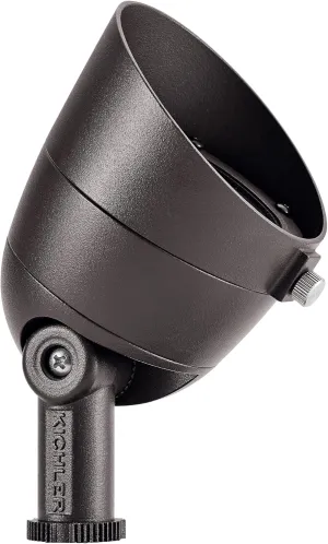 KICHLER Landscape LED 2.5 Watt 2700K Landscape Accent Light in Textured Architectural Bronze, 16152AZT27