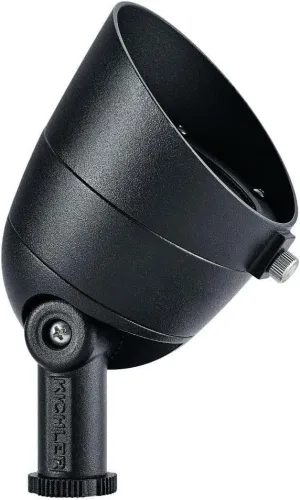 KICHLER Landscape LED 2.5 Watt 2700K Landscape Accent Light in Textured Black, 16151BKT27